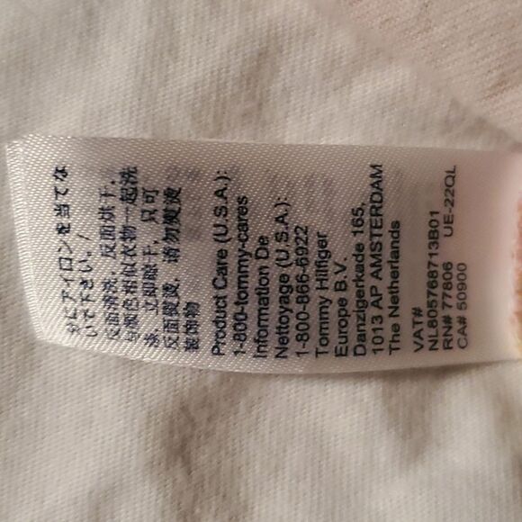 Tommy Hilfiger Women's Textured Tie Front Crop Top Size XS - Picture 8 of 8